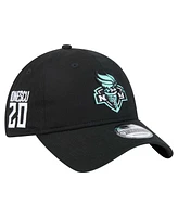 New Era Men's Sabrina Ionescu Black New York Liberty Name Number Sidepatch 9TWENTY Adjustable Hat