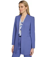 Calvin Klein Women's Lux Open-Front Blazer