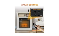 Slickblue Electric Fireplace Heater for Stylish and Functional Home Decor