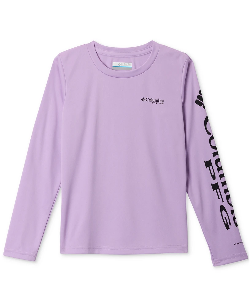 Columbia Big Girls Tidal Tee Long-Sleeve Graphic T-Shirt