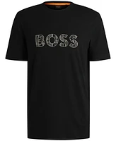 Boss by Hugo Men's Slim-Fit Logo Print Shirt