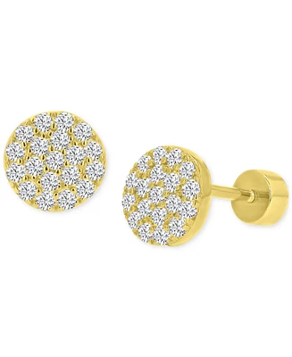 Cubic Zirconia Stud Earrings (3/4 ct. t.w.) in 14k Gold-Plated Sterling Silver