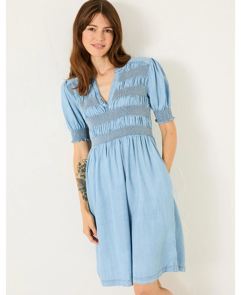 FatFace Women's Juniper Denim Dress