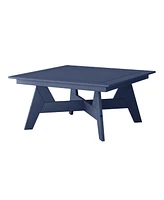 WestinTrends Outdoor 6-Piece Navy Blue Modular Sectional Patio Furniture Sofa Set