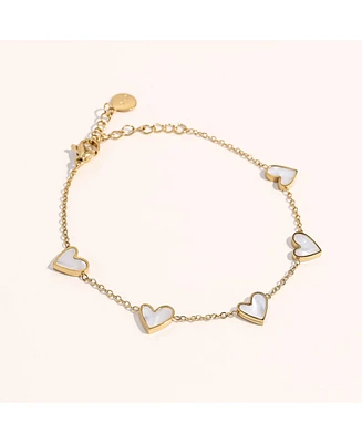 Joey Baby Little Cute Heart Bracelet Gold