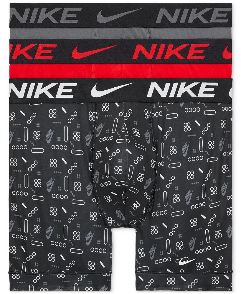 Nike Men's 3-Pack Dri-Fit Essential Micro Boxer Briefs