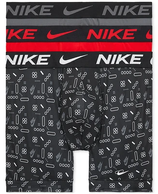 Nike Men's 3-Pack Dri-Fit Essential Micro Boxer Briefs