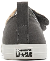 Converse Toddler Kids Chuck Taylor All Star One Strap Sherpa Bear Easy-On Casual Sneakers from Finish Line