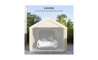 Slickblue Durable Carport Roof for Vehicle Protection and Outdoor Shelter