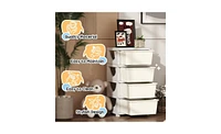 Slickblue Multi-Purpose Clothes and Toy Cubby Storage for Kids' Room and Home Organization