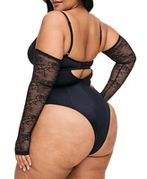 Adore Me Plus Callie Bodysuit Lingerie