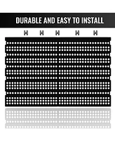 Xdovet Garage Organizer Bins, 30PC Wall Mount Storage Small Parts Bins With Peg Board And Install Screws, Store Your Nuts, Bolts, Screws, Nails, Beads