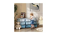 Slickblue Multi-Functional Clothes and Toy Cubby Storage for Home Organization
