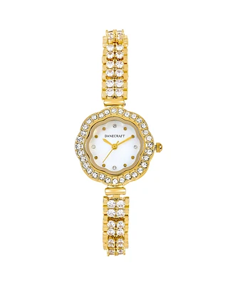 Danecraft Women's 18K Fine Gold Plated Analog Watch