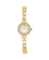 Danecraft Women's 18K Fine Gold Plated Analog Watch