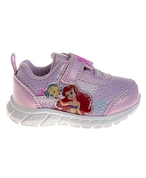 Disney Infant and Toddler Girls the Little Mermaid Hook Loop Sneakers