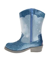 Disney Toddler and Little Girls Frozen Anna Elsa Western Cowgirl Boots