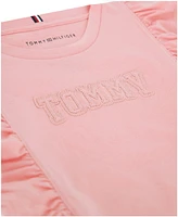 Tommy Hilfiger Big Girls Short Sleeve Ruffle T-Shirt