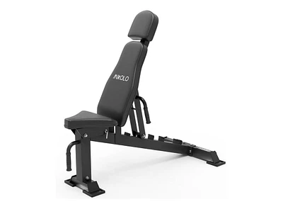 Er Kang Adjustable Weight Bench, Strength Training Bench for Full Body Workout, Workout with 7 Back Positions