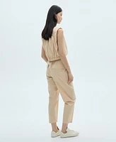 Mango Women's Straight Cotton Pants