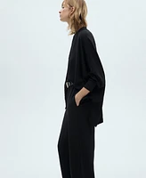 Mango Women's Straight Knitted Pants