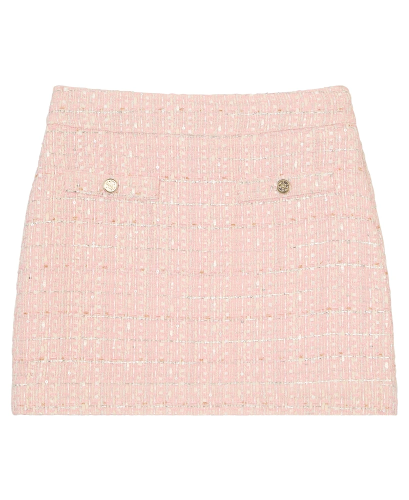 Guess Big Girls Lurex Tweed Skirt