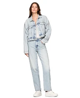 Tommy Jeans Women's Oversized Crop Trucker Jacket