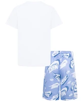 Nike Sportswear Little Boys 2-Piece T-Shirt & Mesh Shorts Set