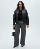 Mango Women's Pocket Quilted Jacket