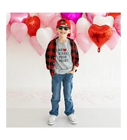 Sweet Wink Toddler Boys Mr. Steal Your Heart Valentine's Day Short Sleeve T-Shirt