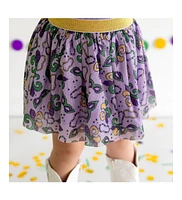 Sweet Wink Little and Big Girls Mardi Gras Tutu Skirt