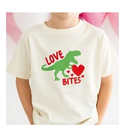 Sweet Wink Toddler Boys Love Bites Valentine's Day Short Sleeve T-Shirt