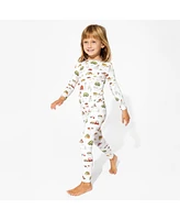 Bellabu Bear Kids Unisex Farm Animals Set of 2 Piece Pajamas