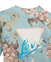 Guess Big Girls Printed Logo Love T-Shirt