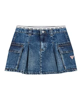 Guess Big Girls Banded Logo Denim Skirt