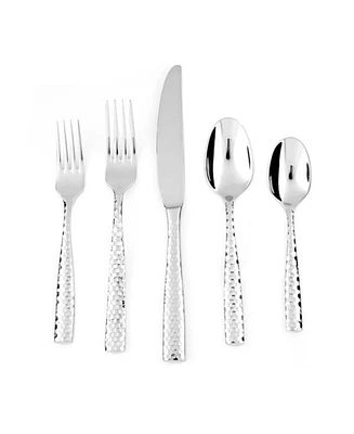 Fortessa Lucca Faceted 20pc Flatware Set