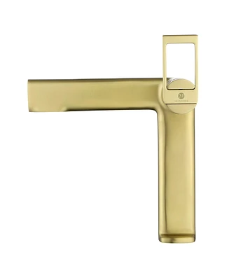 Single Hole Modern Bathroom Faucet Sink