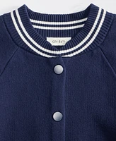 On 34th Women's Raglan-Sleeve Tipped Sweater Bomber, Exclusively at Macy's