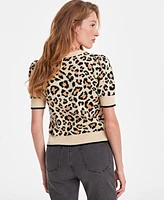 On 34th Women's Puffed-Sleeve Sweater, Exclusively at Macy's