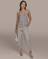 Donna Karan New York Women's Scoop-Neck Embellished Tank Top