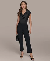 Donna Karan New York Women's Pull-On Straight-Leg Pants