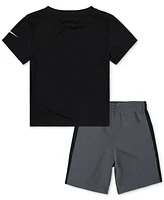 Nike Toddler Boys Dri-fit Swoosh T-Shirt & Shorts Set