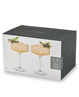 Viski Meridian Coupe Glasses, Set of 2