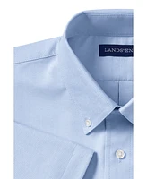 Lands' End Men's School Uniform Short Sleeve Oxford Dress Shirt