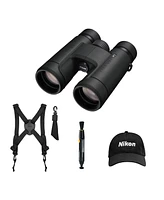 Nikon Prostaff P7 10x42 Binoculars with Hat and Accessory Bundle