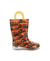 Western Chief Little Boys Tractors Lighted Rain Boot