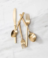 Fortessa Arezzo Brushed Gold 5pc Place Setting