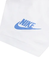 Nike Little Girls Flow-Ral Ringlet Logo Graphic T-Shirt