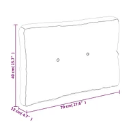 vidaXL Pallet Cushions 5 pcs Fabric