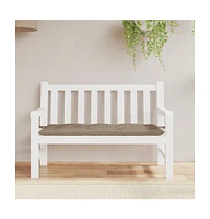 vidaXL Garden Bench Cushion Taupe 47.2"x19.7"x2.8" Oxford Fabric